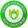 Server verwendet 100 Prozent Ökostrom