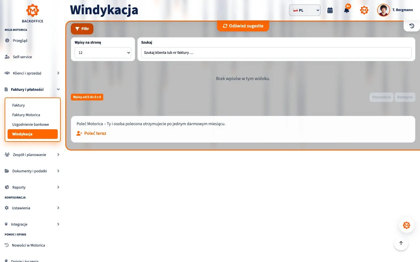 Motorica Backoffice – Windykacja: formalne wezwanie do zapłaty (Mahnung) i przypomnienie o płatności