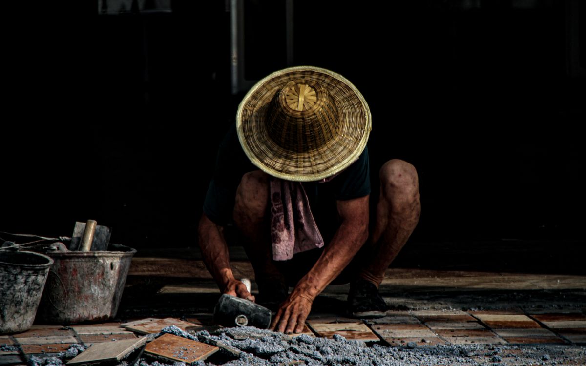 Travail artisanal typique pour Carreleurs